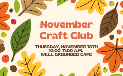 Preschool Craft Club 11-18